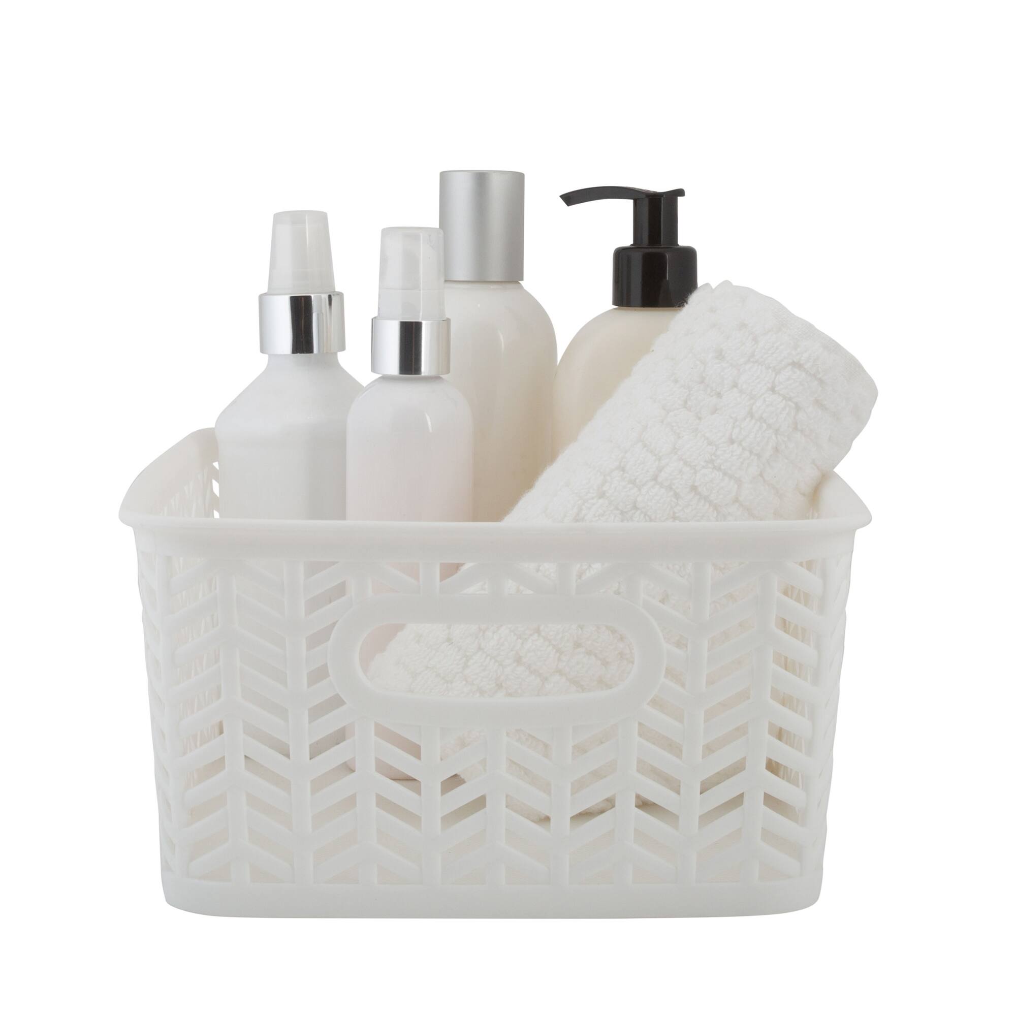 Simplify Small Herringbone Storage Bin